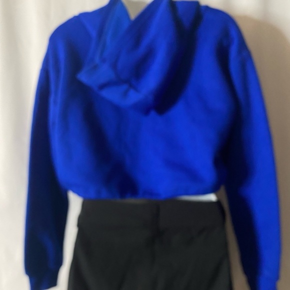 NWT Vibrant Blue Cropped Sweater - Picture 2 of 8
